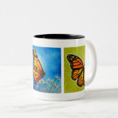 2 Couleurs Défilé de tasse de monarques (Devant droit)