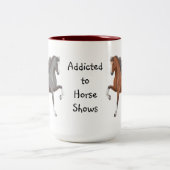 2 Couleurs Dépendant dans la tasse de Gaited Saddlebred de (Centre)