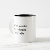 2 Couleurs Derrière chaque tasse réussie de personne (Devant gauche)