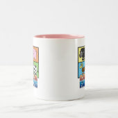 2 Couleurs Deux-Image T de tasse (Centre)