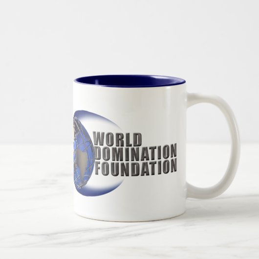 2 Couleurs Deux tasse du ton 15oz WDF (Droit)