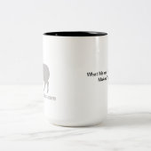 2 Couleurs Différent est fraîche - la tasse de café (Centre)
