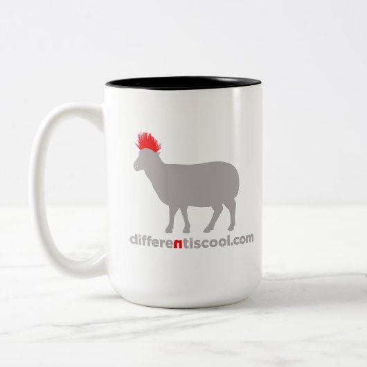 2 Couleurs Différent est fraîche - la tasse de café (Gauche)
