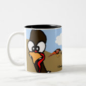 2 Couleurs Dindes dans la tasse d'automne (Gauche)