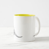 2 Couleurs Dinosaure, F*ck, tasse animale (Devant droit)