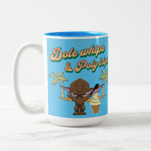 2 Couleurs Dole whps et voyages polynésiens tasse de café