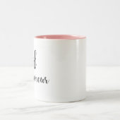 2 Couleurs Domestique de calligraphie d'honneur, tasse (Centre)