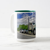 2 Couleurs Double tasse de D Peterbilt 379 (Devant gauche)
