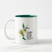 2 Couleurs Double tasse de logo de NNPS (Gauche)