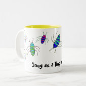 2 Couleurs Douillettement comme insecte dans une tasse (Devant gauche)