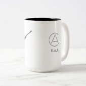 2 Couleurs E.A.L. Tasse de café (Devant droit)