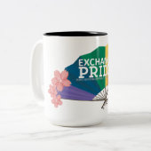 2 Couleurs Échangez la tasse Pride avec des fleurs de Sakura (Devant gauche)