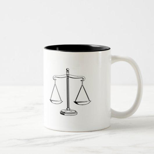 2 Couleurs Échelles de justice - tasse (Droit)
