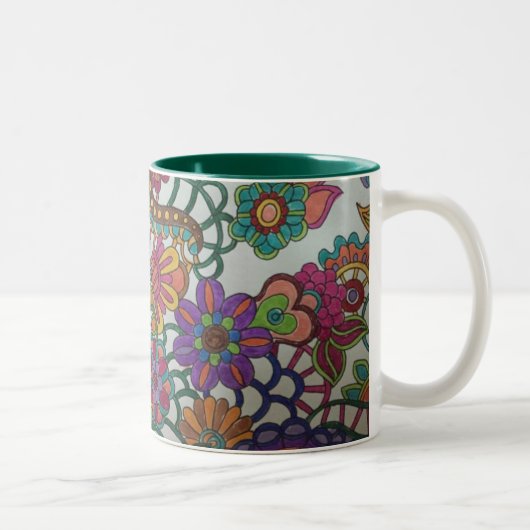 2 Couleurs Éclaboussure de tasse de couleur (Droit)