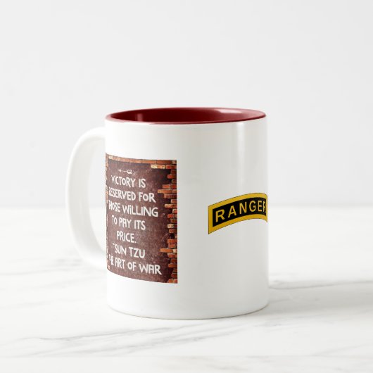 2 Couleurs École de garde forestière d'armée - tasse de (Devant gauche)