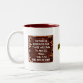 2 Couleurs École de garde forestière d'armée - tasse de (Gauche)