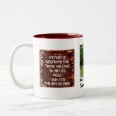 2 Couleurs École de garde forestière d'armée - tasse de photo (Gauche)