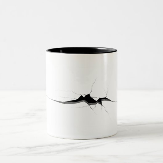 2 Couleurs Effet cassé de tasse (Centre)