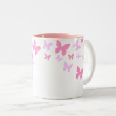 2 Couleurs Éléphant de bébé et tasse roses mignons de (Devant droit)