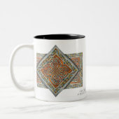 2 Couleurs Entrelacez la tasse de panneaux (Gauche)