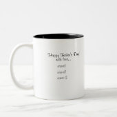 2 Couleurs ęr Fête des pères : Tasse (Gauche)