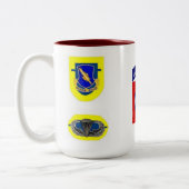 2 Couleurs ęr Tasse aéroportée d'infanterie (Gauche)