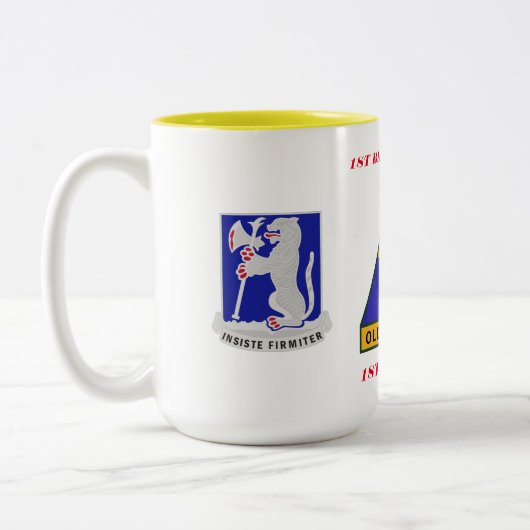 2 Couleurs ęr TASSE BLINDÉE d'ARMURE de BATAILLON (Gauche)