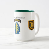 2 Couleurs ęr Tasse de groupe de forces spéciales (Devant droit)