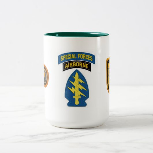 2 Couleurs ęr Tasse de groupe de forces spéciales (Centre)