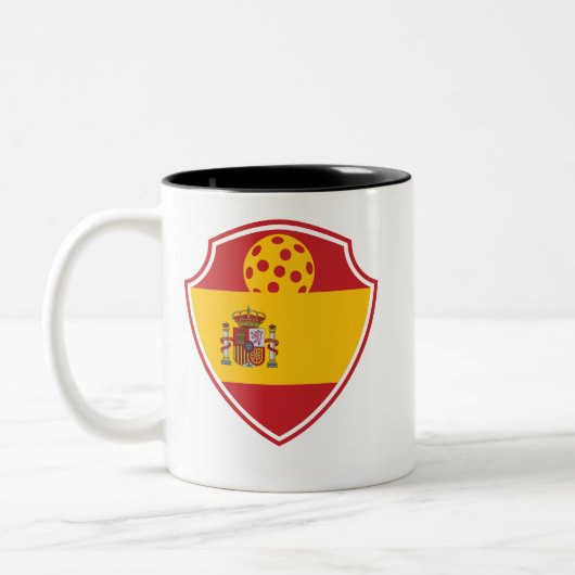 2 Couleurs Espagne Pickleball Passion tasse (Gauche)