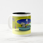 2 Couleurs Faible à la tasse de bureau (Devant gauche)