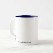 2 Couleurs Faire un cycle-Attaque d'intérieur ! tasse (Devant gauche)