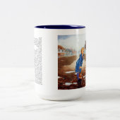 2 Couleurs Faites face à la tasse de café (Centre)