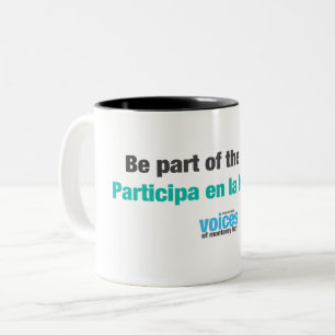 2 Couleurs Faites partie de la tasse de bilingue d'histoire