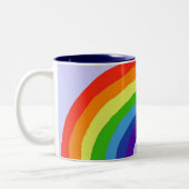 2 Couleurs FB tasse heureuse d'arc-en-ciel (Gauche)