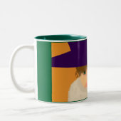 2 Couleurs Fille avec la tasse de casquette (Gauche)
