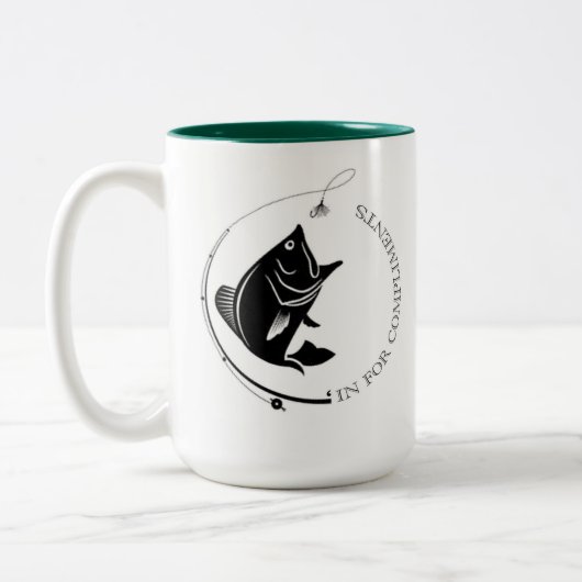 2 Couleurs Fish'in pour la tasse de compliments (Gauche)