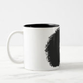 2 Couleurs Fiston tasse noire/blanche de Rey (Gauche)