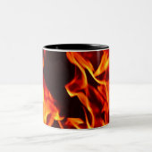 2 Couleurs Flammes de tasse de café du feu (Centre)