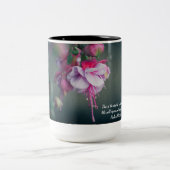 2 Couleurs Fleur avec la tasse de vers de bible (Centre)