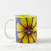 2 Couleurs Fleur de Sun et tasse 1 d'amis (Gauche)