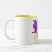 2 Couleurs Fleur d'iris - tasse (Gauche)