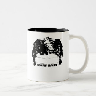 2 Couleurs Fondamentalement tasse de logo de Brandon