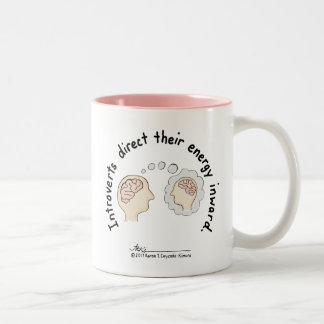 2 Couleurs Fondements introvertis : D'énergie tasse à deux