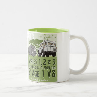 2 Couleurs Force de Land Rover dans la tasse à deux tons de