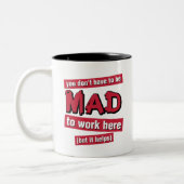 2 Couleurs Fou à la tasse de travail (Gauche)