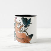 2 Couleurs Fox et tasse de corneille (Centre)