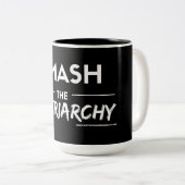 2 Couleurs Fracas la tasse de patriarcat (Devant droit)