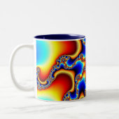 2 Couleurs Fragile - tasse de fractale (Gauche)