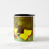 2 Couleurs Fromage et vin dans une tasse (Centre)